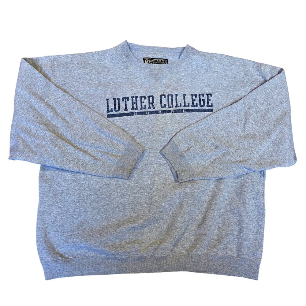 Gear For Sports Luther College Norse Sweatshirt Grey XL Big Cotton Pullover